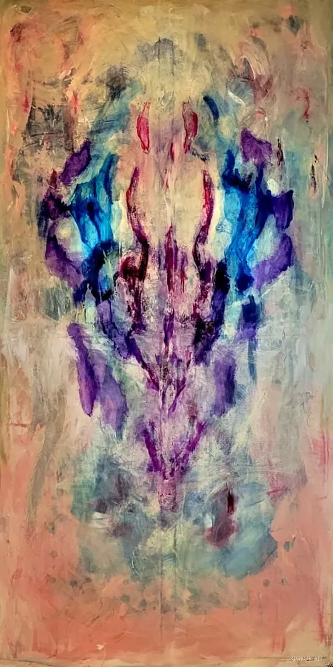 Lost I by Kim — oil on canvas, 100 × 200 cm, 2023