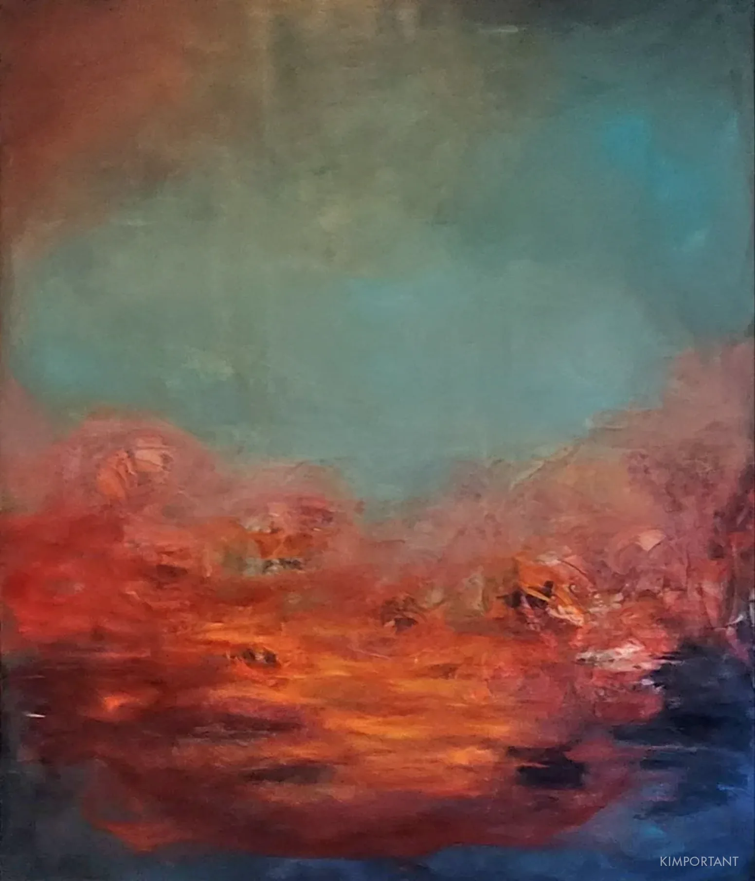 Untitled by Kim — oil on canvas, 120 × 140 cm, 2025